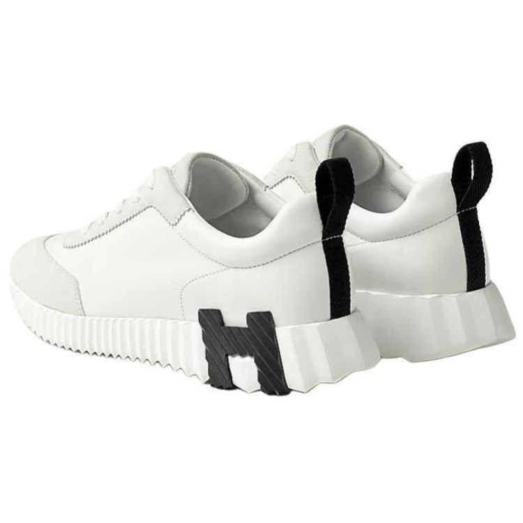 Женские кроссовки Hermes Bouncing (белые) — фото 3
