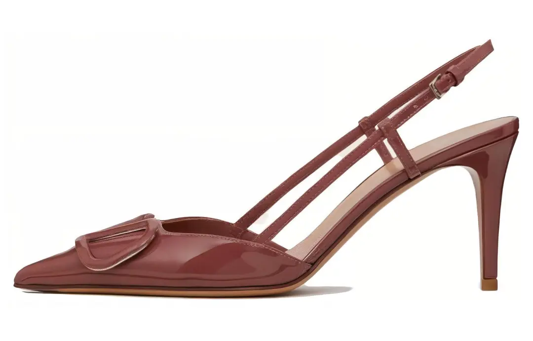 Valentino Garavani VLogo Signature 80mm Slingback Pumps