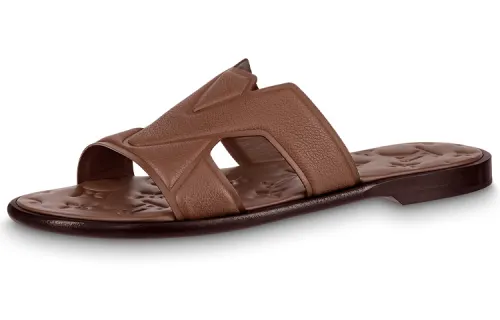 LOUIS VUITTON Oasis Slide Slippers Men's Brown