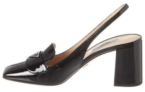 PRADA Chunky Heel High Heels Women's Black