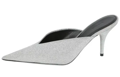 Balenciaga Glitter Knife Slingback 'Silver' Women's