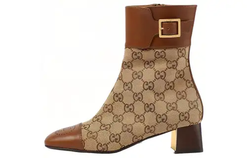 GUCCI GG Supreme Ankle Boots