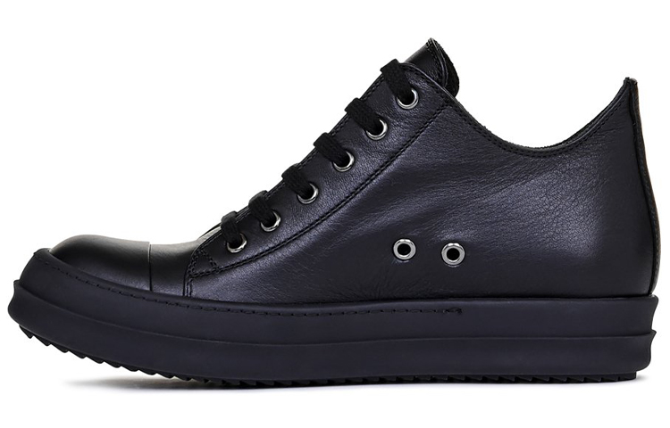 RICK OWENS/RO Cow Leather Low top Skateboard Shoes Women's