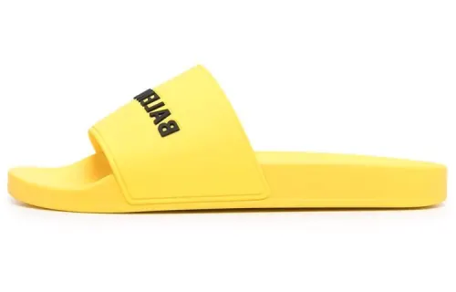Balenciaga Pool Slides 'Yellow Black'