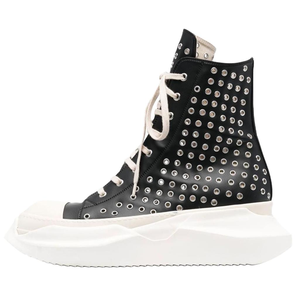 Мужские кеды Rick Owens DRKSHDW Abstract (черные)