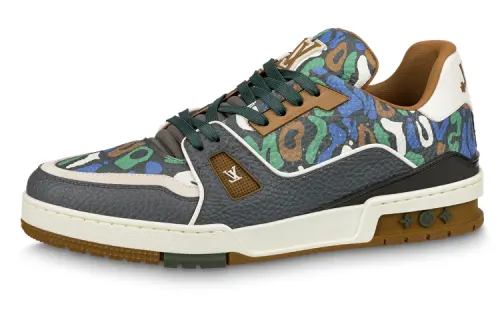 LOUIS VUITTON Trainer Khaki Camo