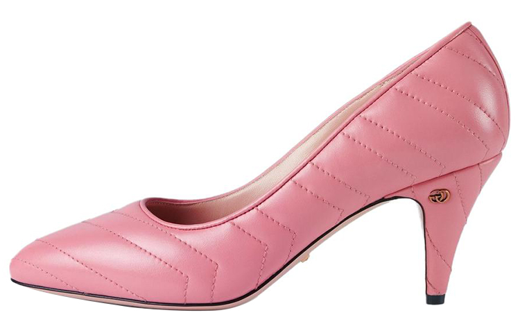Женские туфли Gucci Marmont (розовые)