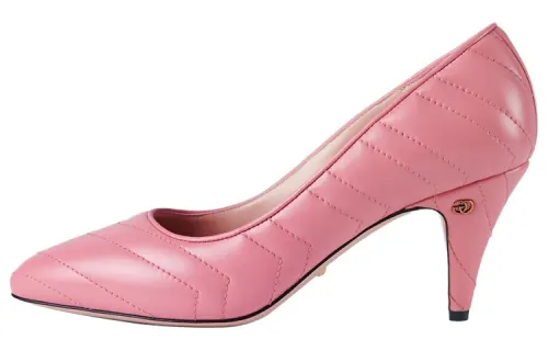 GUCCI Cone Heel High Heels Women's Pink