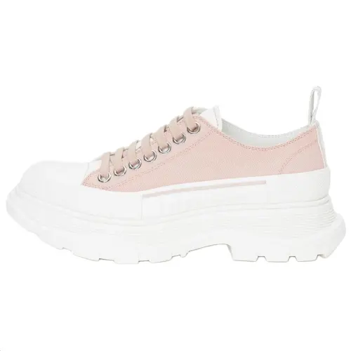 Alexander McQueen Tread Slick Low Lace Up Blush Bone Women's
