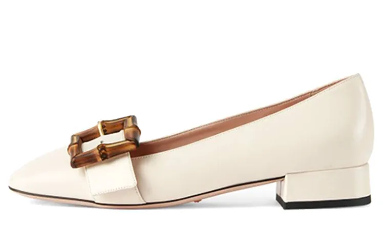 GUCCI Bambo Casual Shoes Women's White