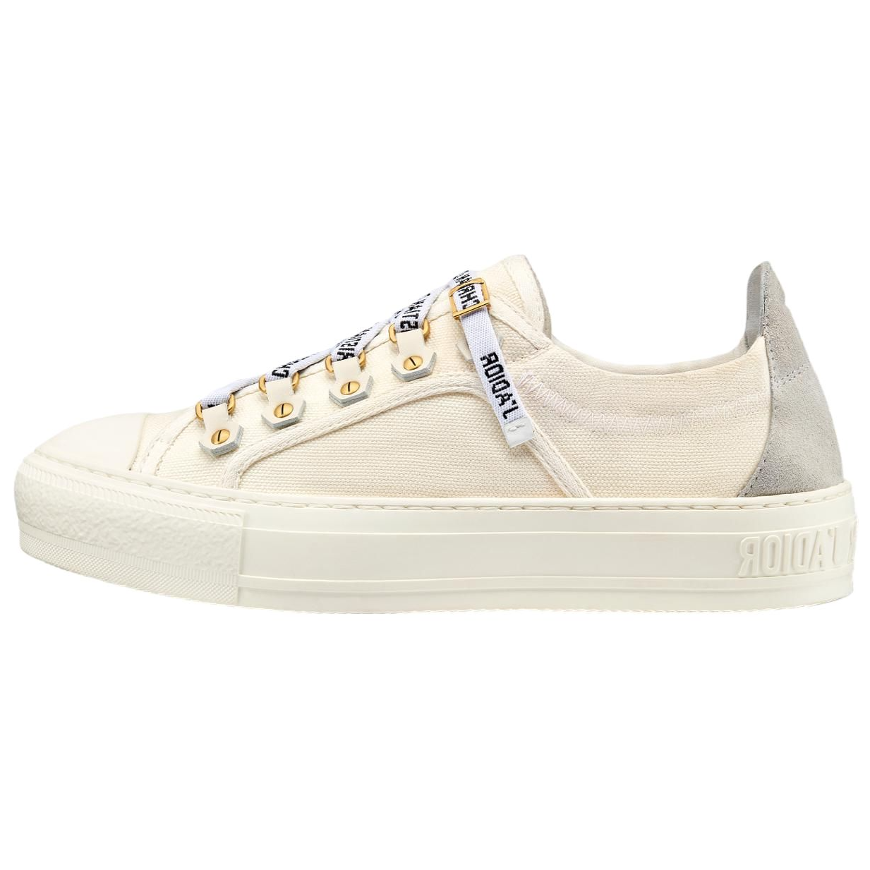 DIOR Walk'n'Dior Platform Shoes Low top Stylish Skateboarding Shoes Women's White