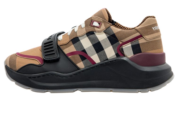 Burberry Ramsey Check Sneakers Birch Brown