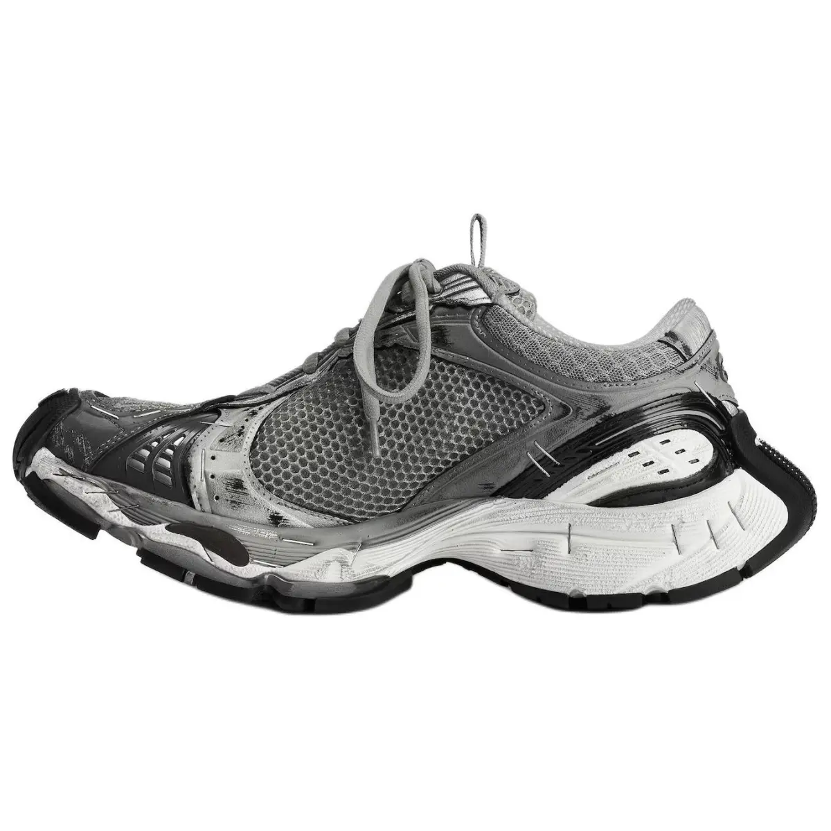Balenciaga Stapler Lace Up Sneakers
