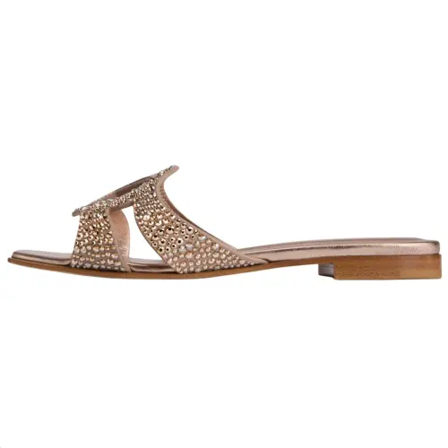 LOUIS VUITTON Isola Slide Slippers Women's Gold
