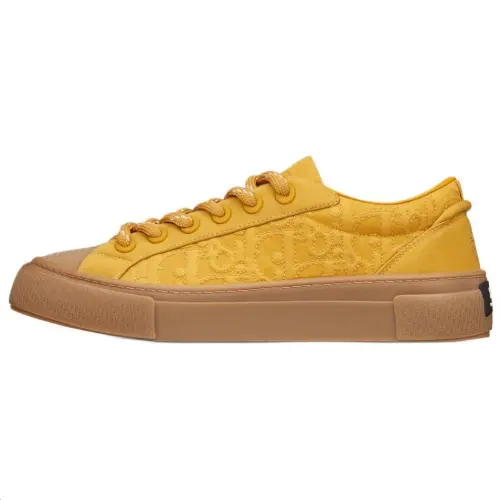 DIOR x STONE ISLAND B33 Platform Shoes Low top Skateboard Shoes Men's Yellow