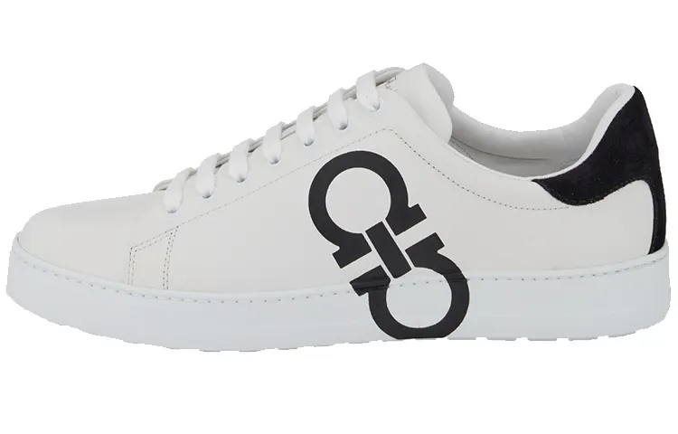 FERRAGAMO Gancini Sneakers White