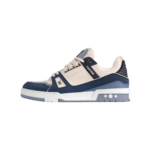 LOUIS VUITTON Lv Traainers 'White Blue'