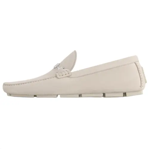 LOUIS VUITTON Driver Casual Shoes Men's Beige