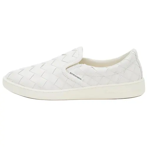 Bottega Veneta Leather Casual Shoes Women's White