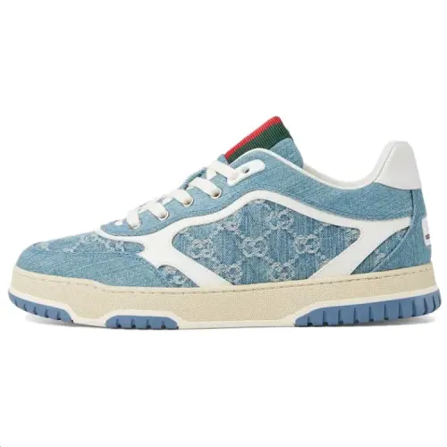 Gucci Re-Web Sneaker 'Light Blue Denim'