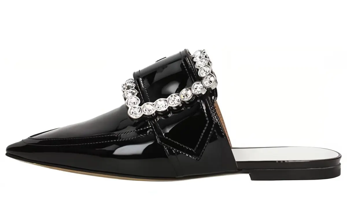 Maison Margiela Replica Closed Toe Slippers Women's Black