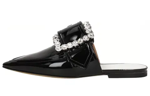 Maison Margiela Replica Closed Toe Slippers Women's Black