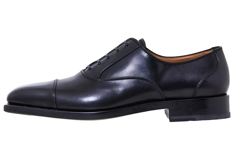 FERRAGAMO Tonal-toecap Leather Oxford Shoes