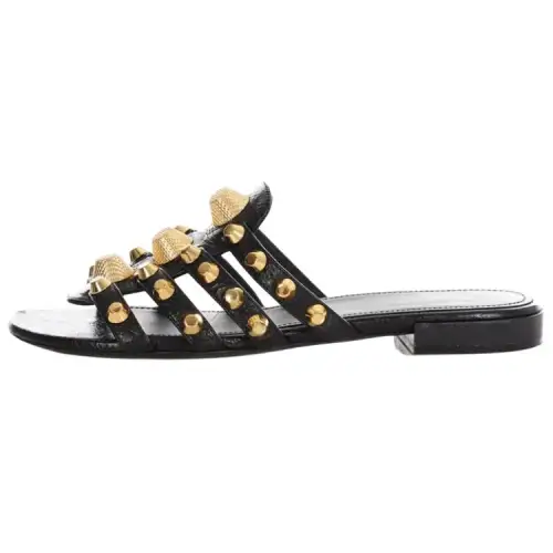 Balenciaga Slide Slippers Women's Black