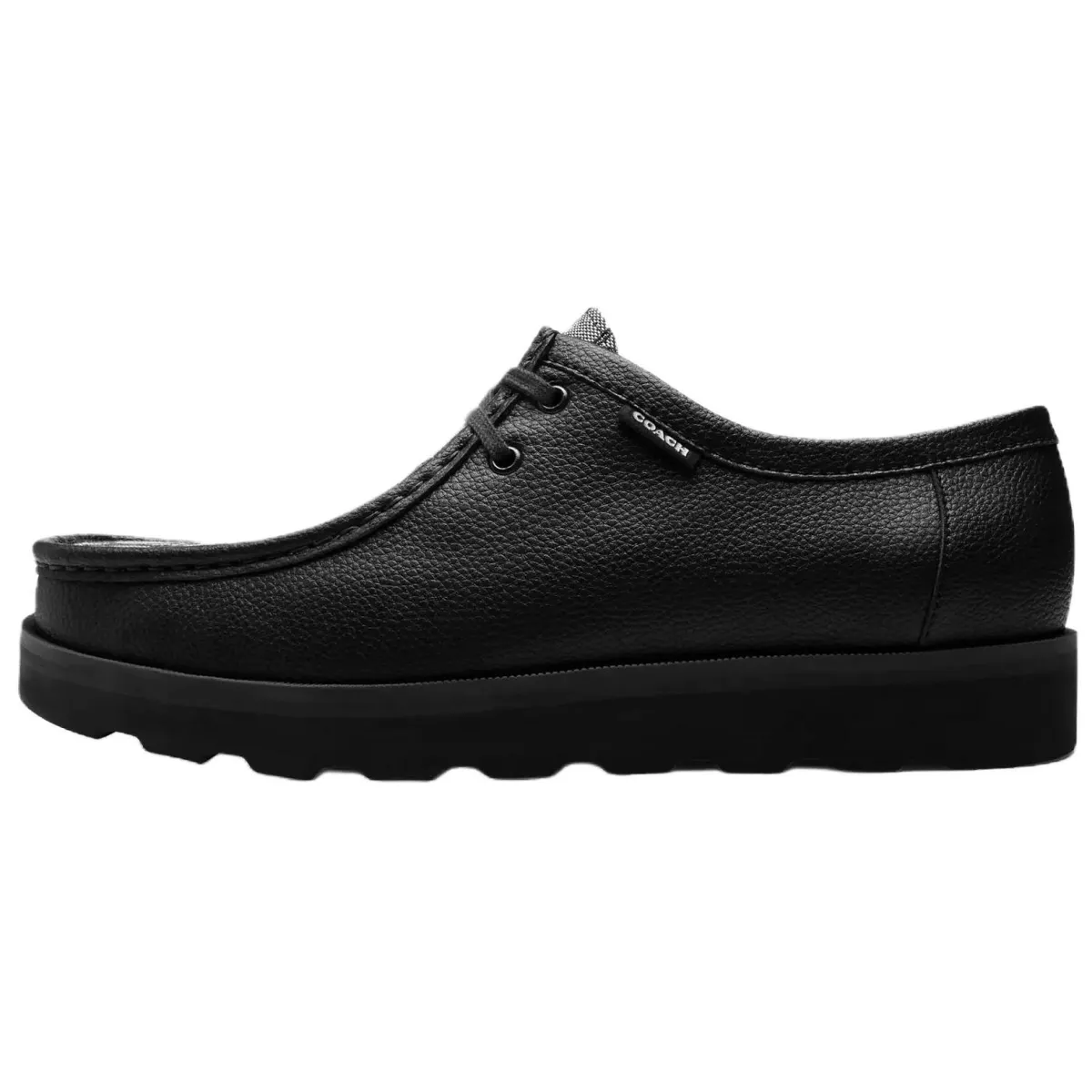 COACH Chukka Casual Leather Shoes Men's Black