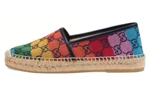 GUCCI GG Multicolor GG Supreme Espadrilles Women's Multicolor