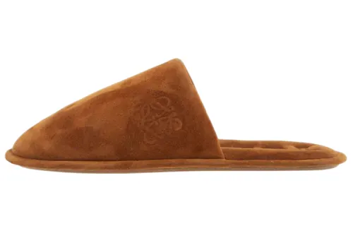 LOEWE Anagram Closed Toe Slippers Women's Brown