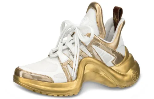 LOUIS VUITTON Lv Archlight White/Gold Women's