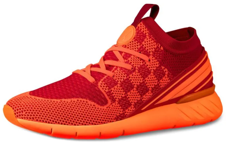 LOUIS VUITTON Fastlane Low top Casual Shoes Men's Neon Orange