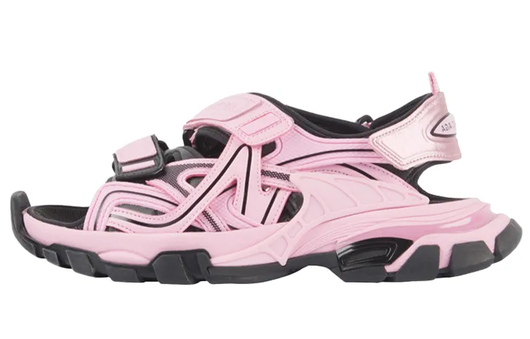 Balenciaga Track Sandal 'Neon Pink Black' Women's