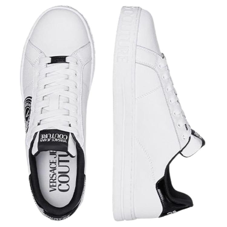 VERSACE JEANS Couture Court 88 Logo-patch Leather Sneakers