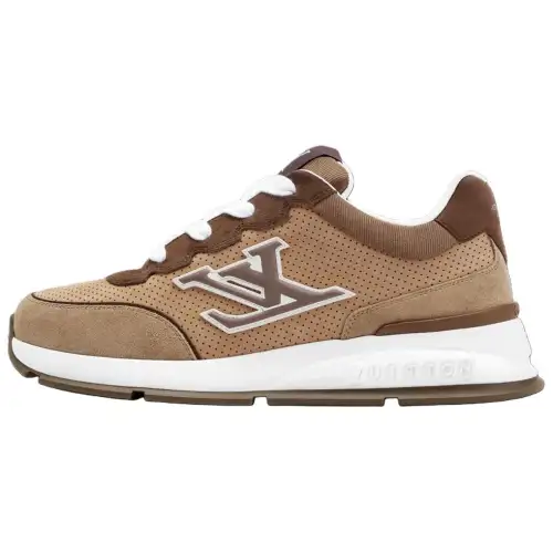 LOUIS VUITTON Classic Low top Casual Shoes Men's Chestnut