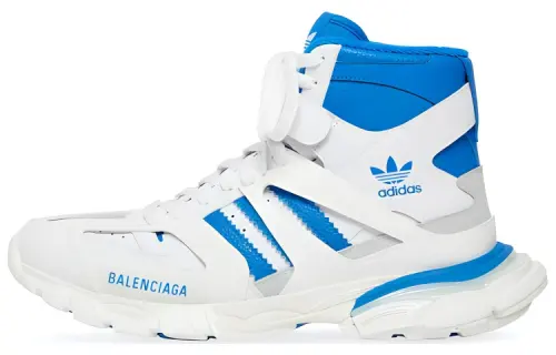 Balenciaga X Adidas Originals Track Forum Sneakers 'White Blue'