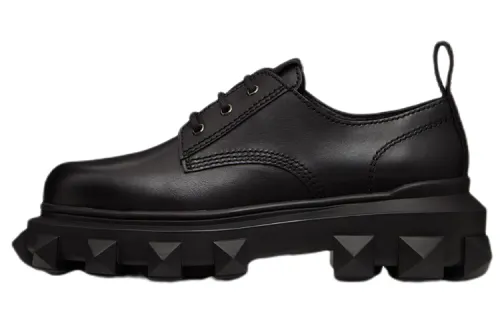Valentino Garavani Rockstud Lace Up Derby Shoes