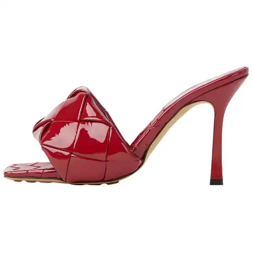 Bottega Veneta Lido Stylish Sandal 9cm Women's Apple Candy