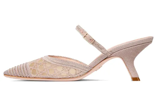 DIOR Closed Toe Slippers Women's Pink