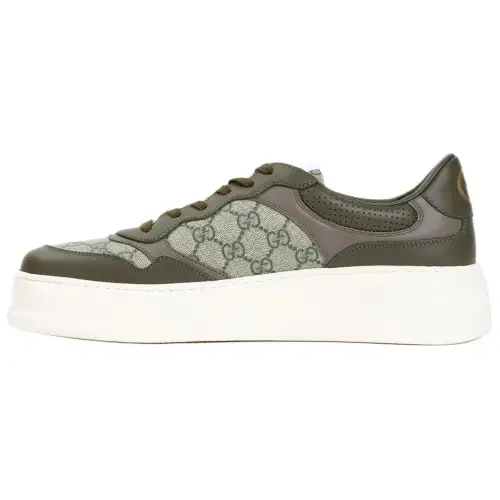 Gucci Gg Supreme Sneaker 'Beige Green'