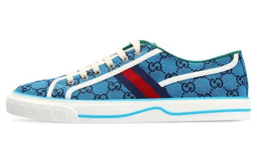 Gucci Wmns Tennis 1977 'Light Blue Monogram'