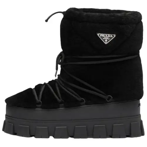 PRADA Shearling Après Ski Boots