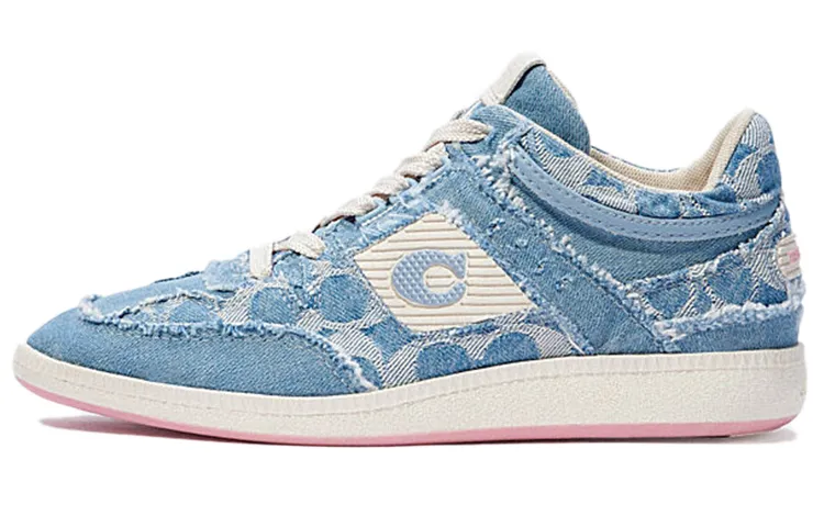 COACH CitySole Comfortable Low top Stylish Skateboarding Shoes Women's Blue