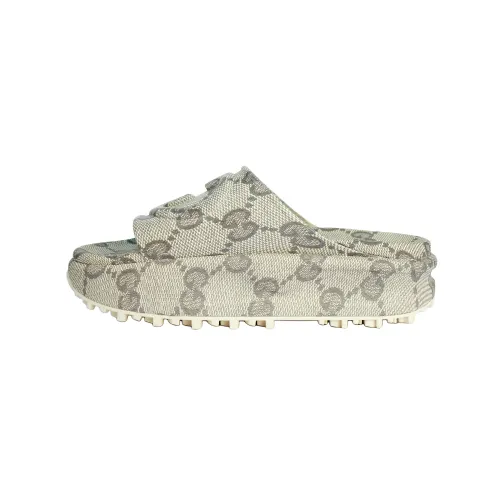 GUCCI GG Oversize Slide Sandals Women's