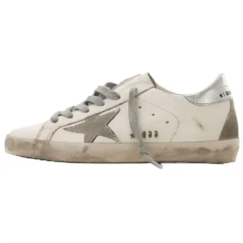 Golden Goose Super Star White Silver Women's