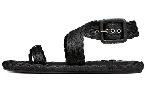 DIOR One Strap Sandals Women's Black
