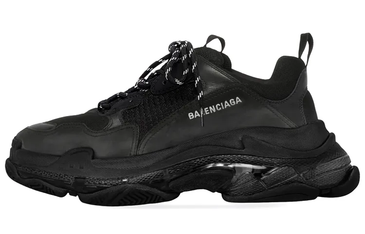 Balenciaga Triple S Clear Sole Black