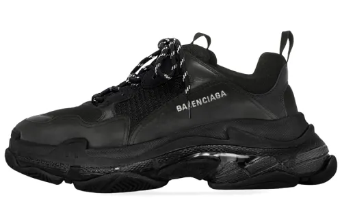 Balenciaga Triple S Clear Sole Black