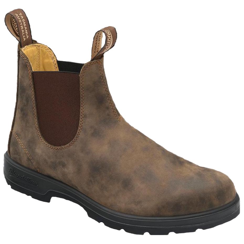 Blundstone Leather Short Chelsea Boots Unisex Brown